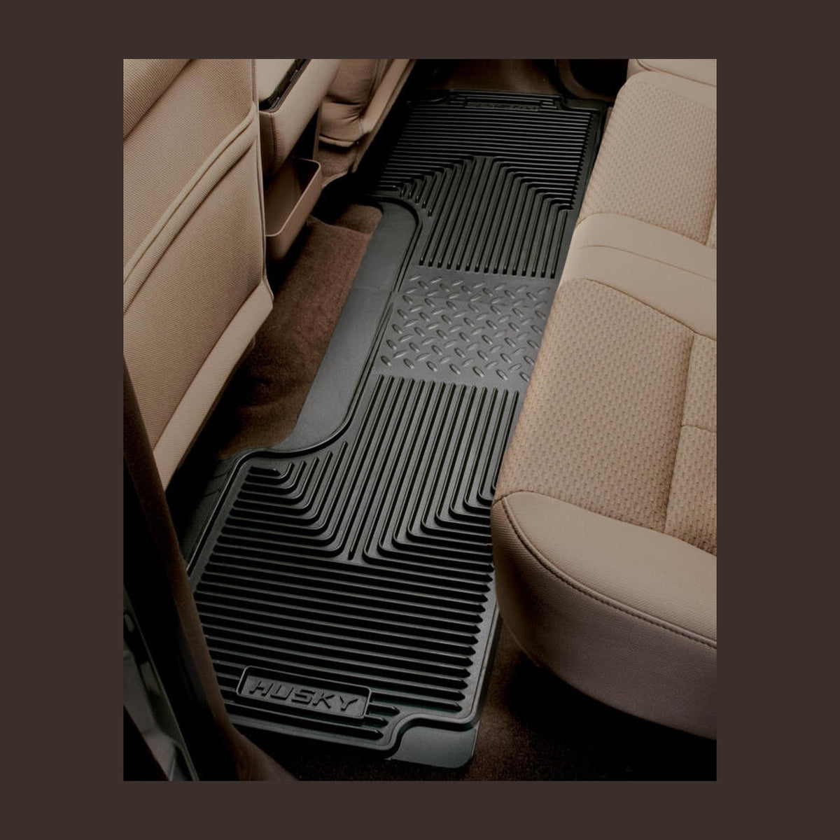 Husky Liners Husky Liners 80-12 Ford F-150/00-05 Ford Excursion Heavy Duty Black 2nd Row Floor Mats, installed