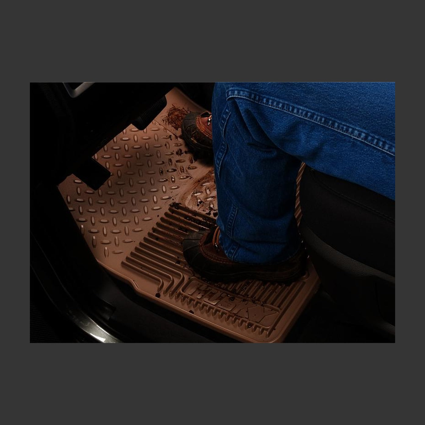 Husky Liners Husky Liners 12-13 Dodge Ram/88-09 Toyota 4Runner Heavy Duty Black 2nd Row Floor Mats