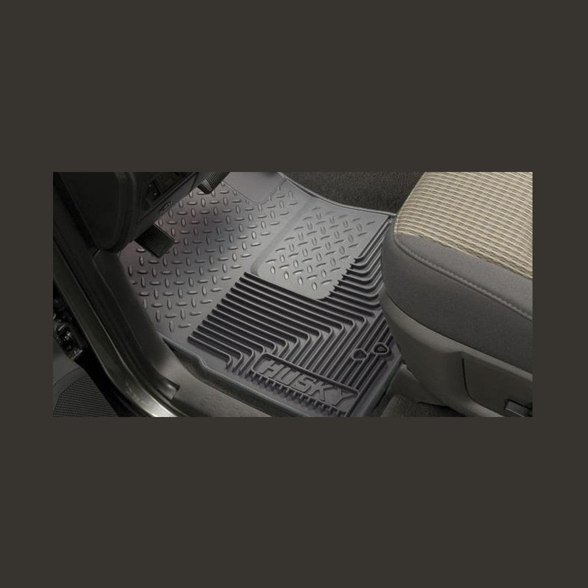 Husky Liners Husky Liners 12-13 Dodge Ram/88-09 Toyota 4Runner Heavy Duty Black 2nd Row Floor Mats