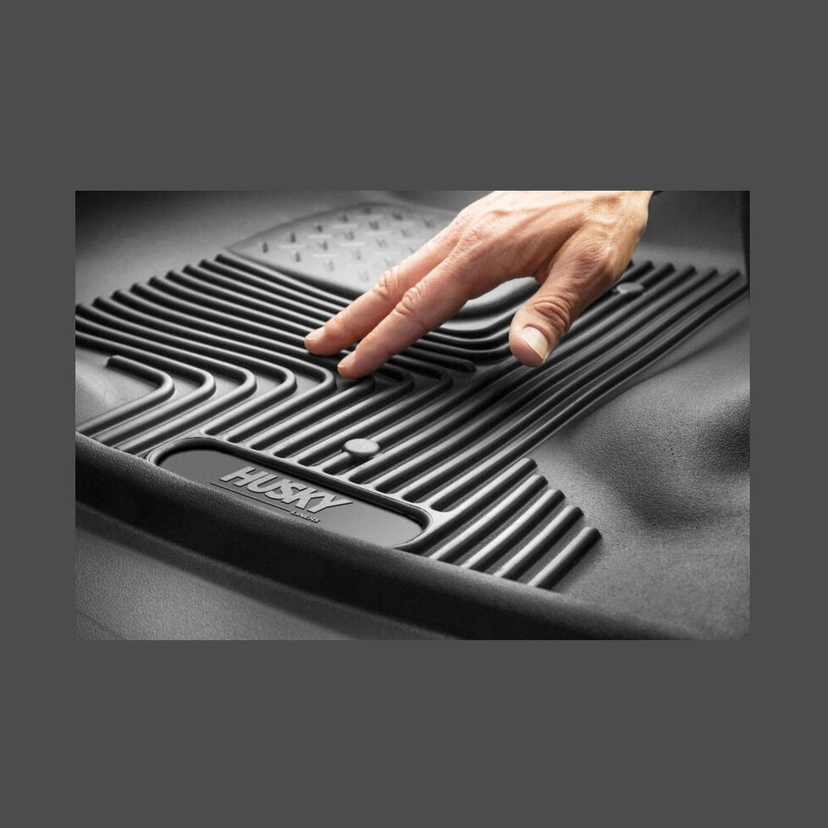 Husky Liners Husky Liners 09-15 Ford F150 SuperCrew Cab X-Act Contour Black Center Hump Floor Liner, installed