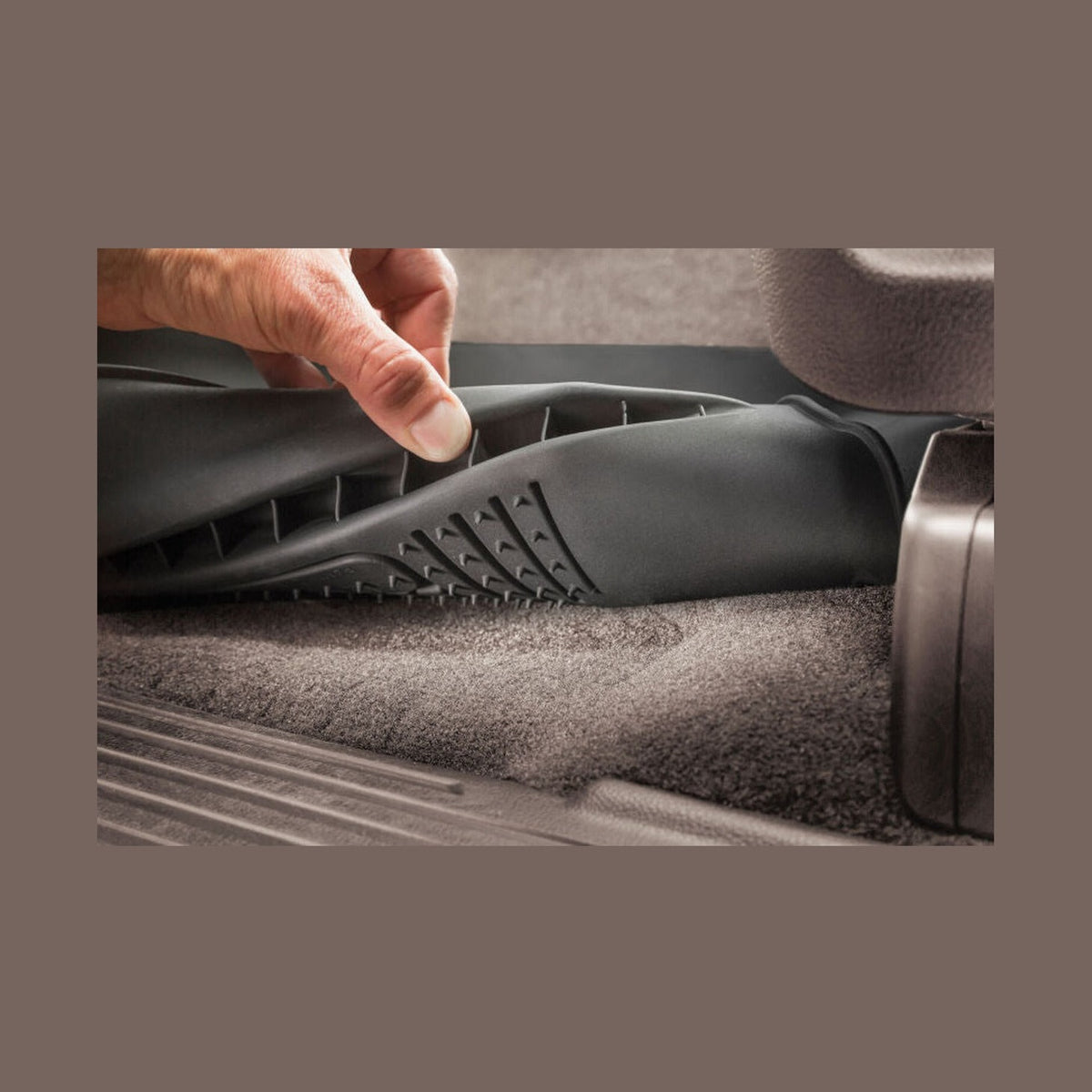 Husky Liners Husky Liners 15-23 Ford F-150 Super Cab X-Act Contour Black 2nd Seat Floor Liners, installed
