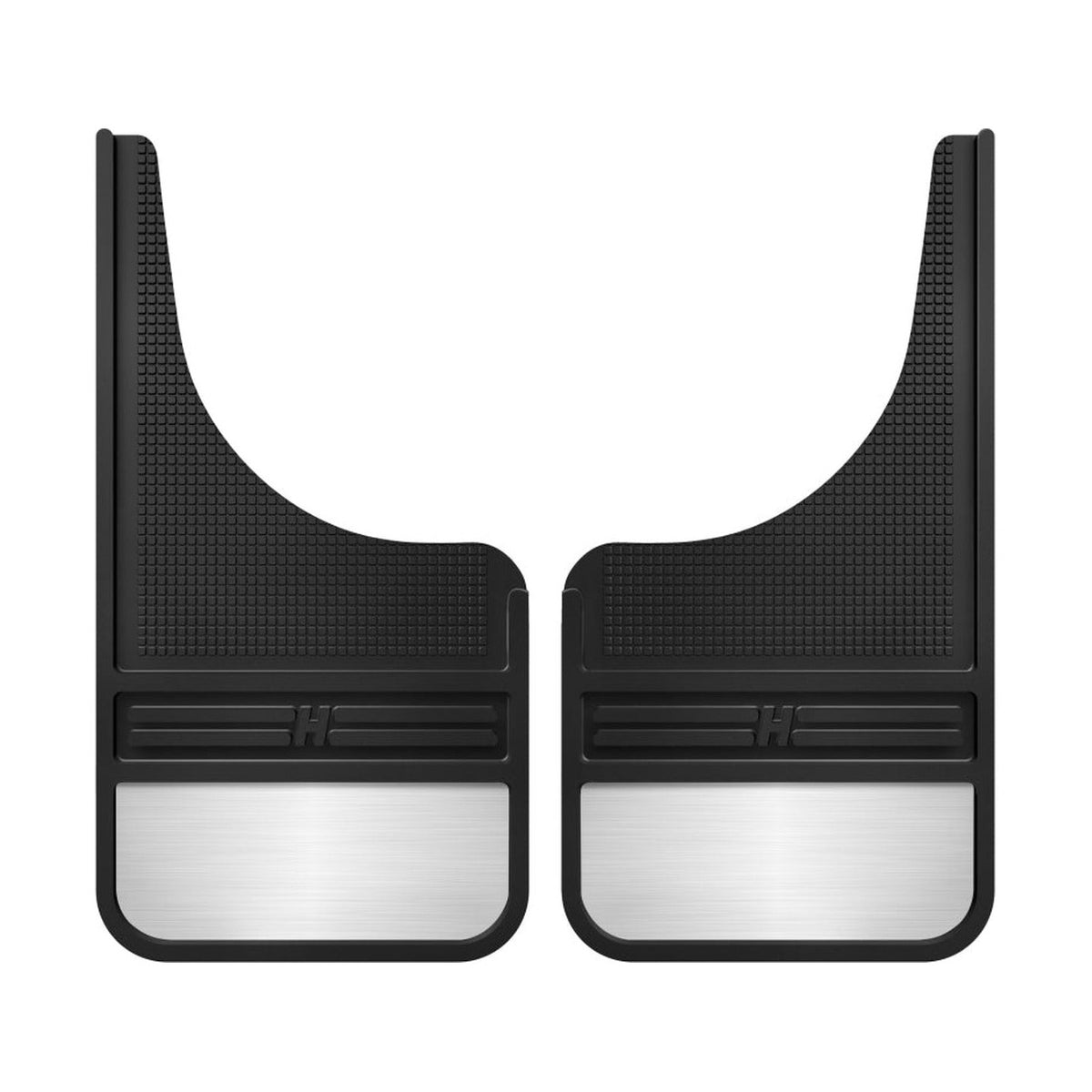 Husky Liners Husky Liners Universal 12in Wide Black Rubber Front Mud Flaps w/ Weight