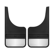 Husky Liners Husky Liners Universal 12in Wide Black Rubber Front Mud Flaps w/ Weight
