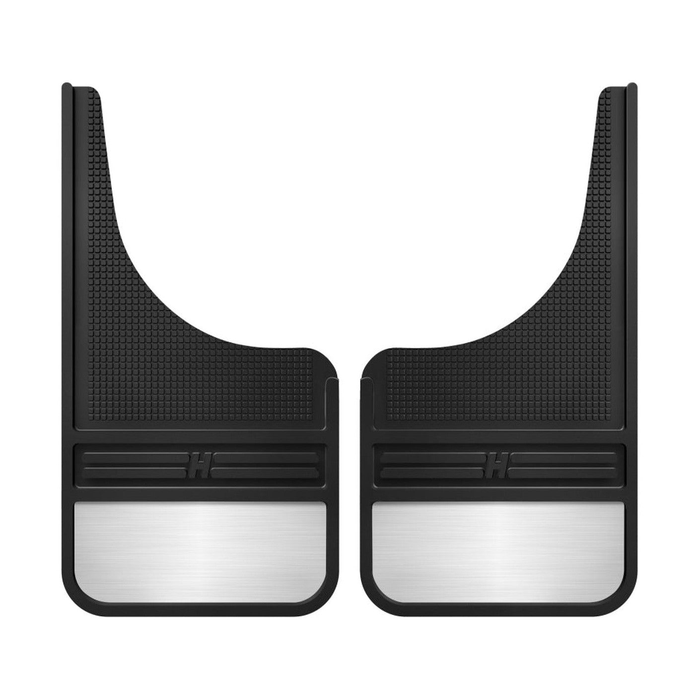 Husky Liners Husky Liners Universal 12in Wide Black Rubber Front Mud Flaps w/ Weight