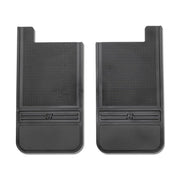 Husky Liners Husky Liners Universal 12in Wide Black Rubber Rear Mud Flaps w/o Weight