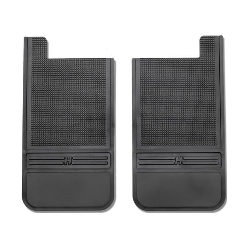 Husky Liners Husky Liners Universal 12in Wide Black Rubber Rear Mud Flaps w/o Weight