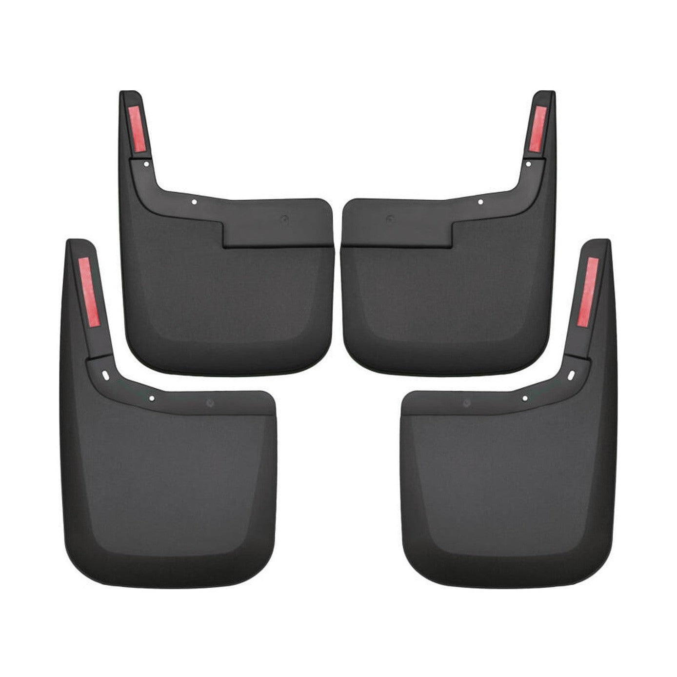 Husky Liners Husky Liners 2015-2017 Ford F-150 w/o Fender Flares Front and Rear Mud Guards - Black