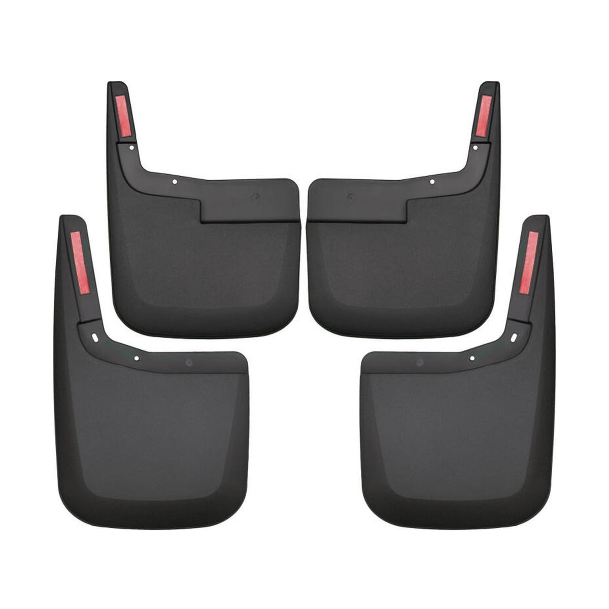 Husky Liners Husky Liners 2015-2017 Ford F-150 w/o Fender Flares Front and Rear Mud Guards - Black