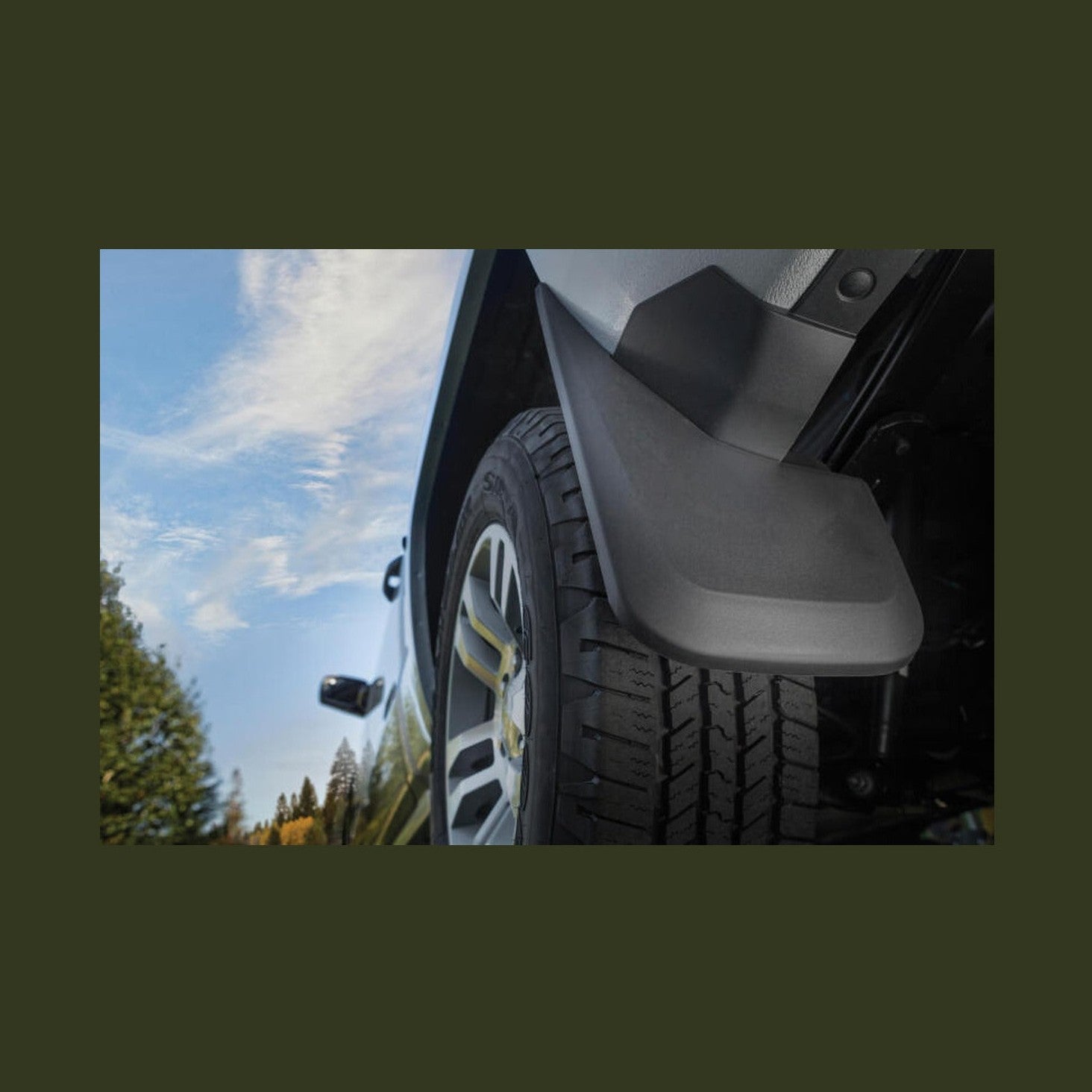 Husky Liners Husky Liners 21-23 Ford F-150 Front & Rear Mud Guard Set, installed