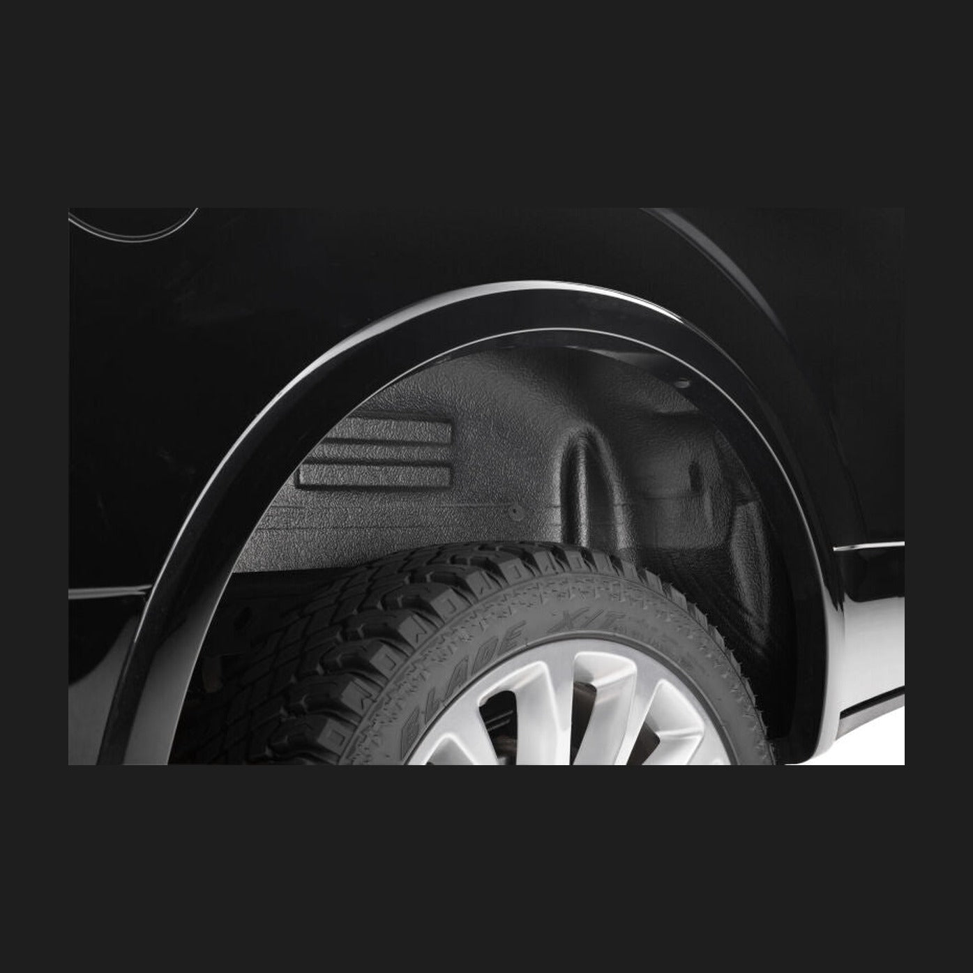 Husky Liners Husky Liners 15-20 Ford F-150 Black Rear Wheel Well Guards, installed