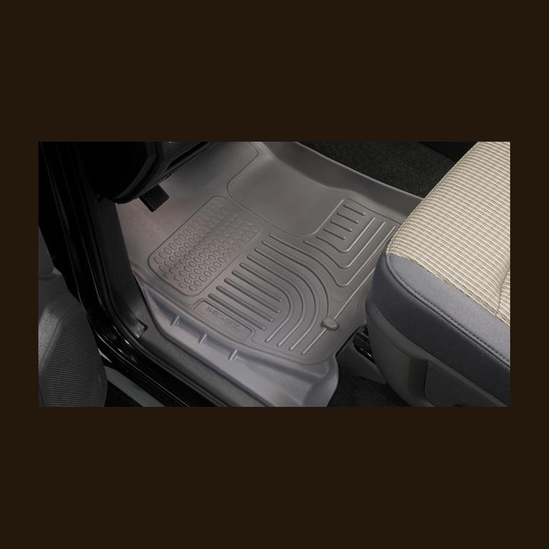 Husky Liners Husky Liners 15 Ford SuperDuty Super/Crew Cab WeatherBeater Center Hump Black Floor Liner