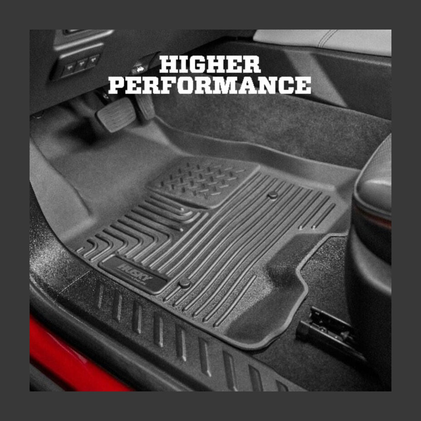 Husky Liners Husky Liners 15 Ford SuperDuty Super/Crew Cab WeatherBeater Center Hump Black Floor Liner