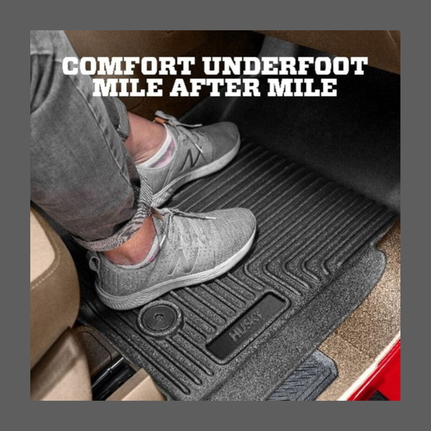Husky Liners Husky Liners 15 Ford SuperDuty Super/Crew Cab WeatherBeater Center Hump Black Floor Liner