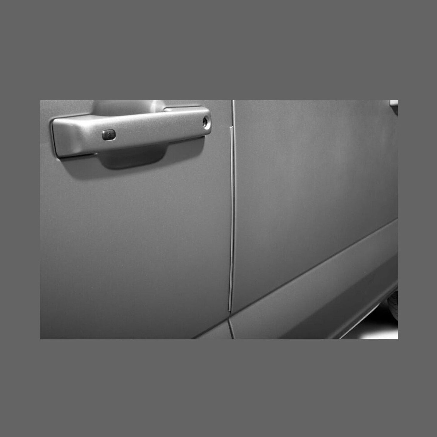 Husky Liners Husky Liners 21-25 Ford F150 Door Edge Guards (4pc Set) - Agate Black, installed