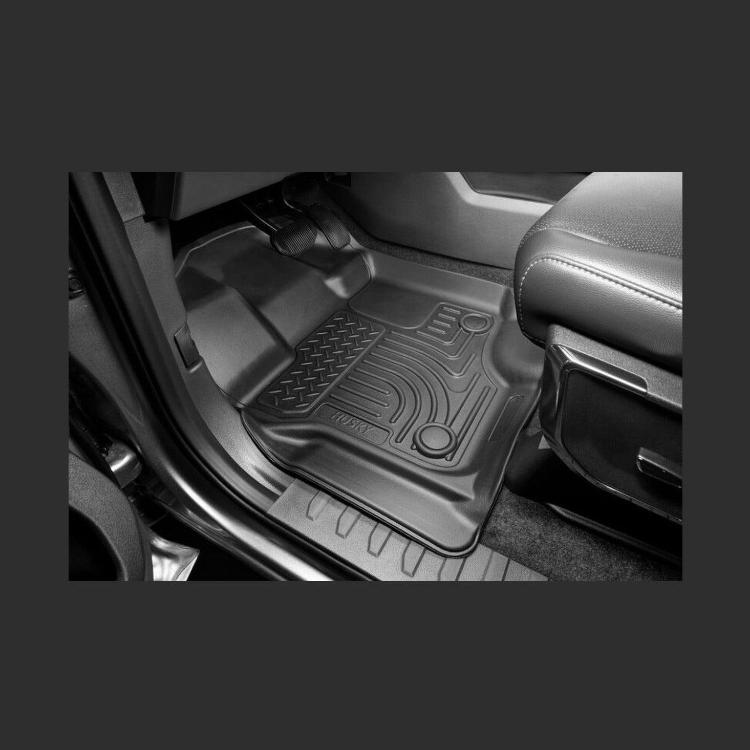 Husky Liners Husky Liners 21-24 Ford F-150 SuperCrew Weatherbeater Black Front & 2nd Seat Floor Liners, installed