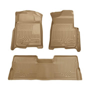 Husky Liners Husky Liners 09-12 Ford F-150 Super Crew Cab WeatherBeater Combo Tan Floor Liners