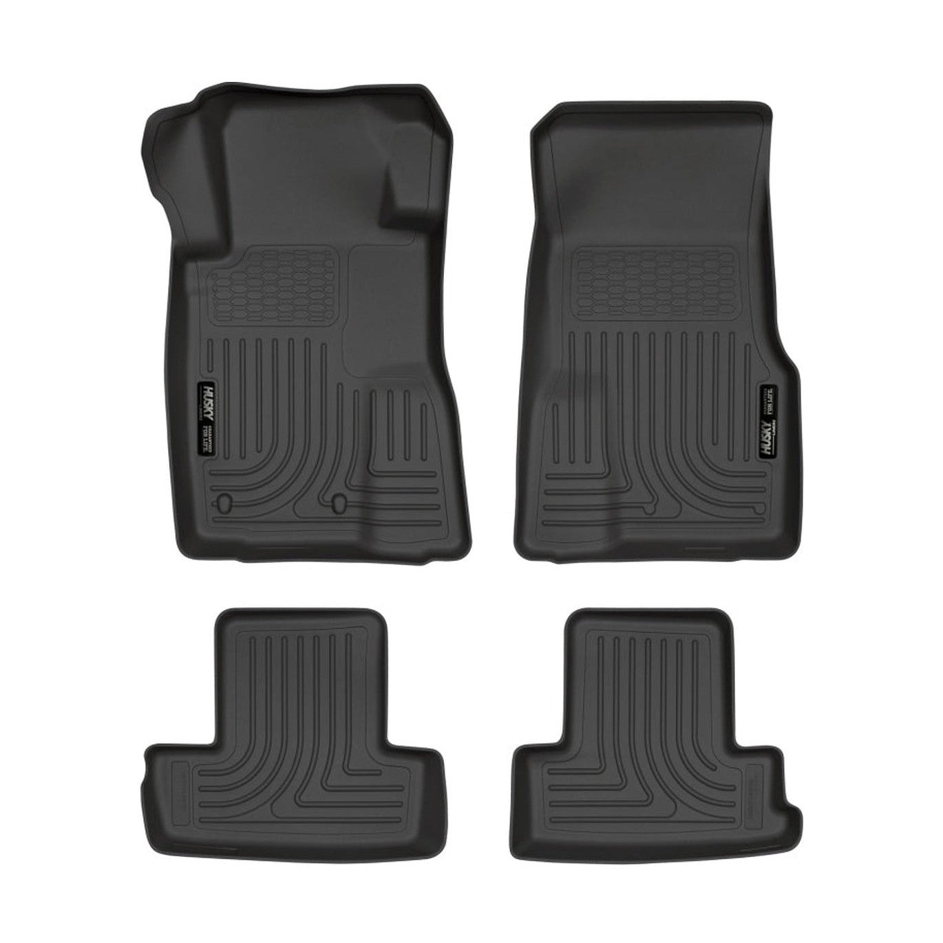 Husky Liners Husky Liners 10-12 Ford Mustang WeatherBeater Combo Black Floor Liners