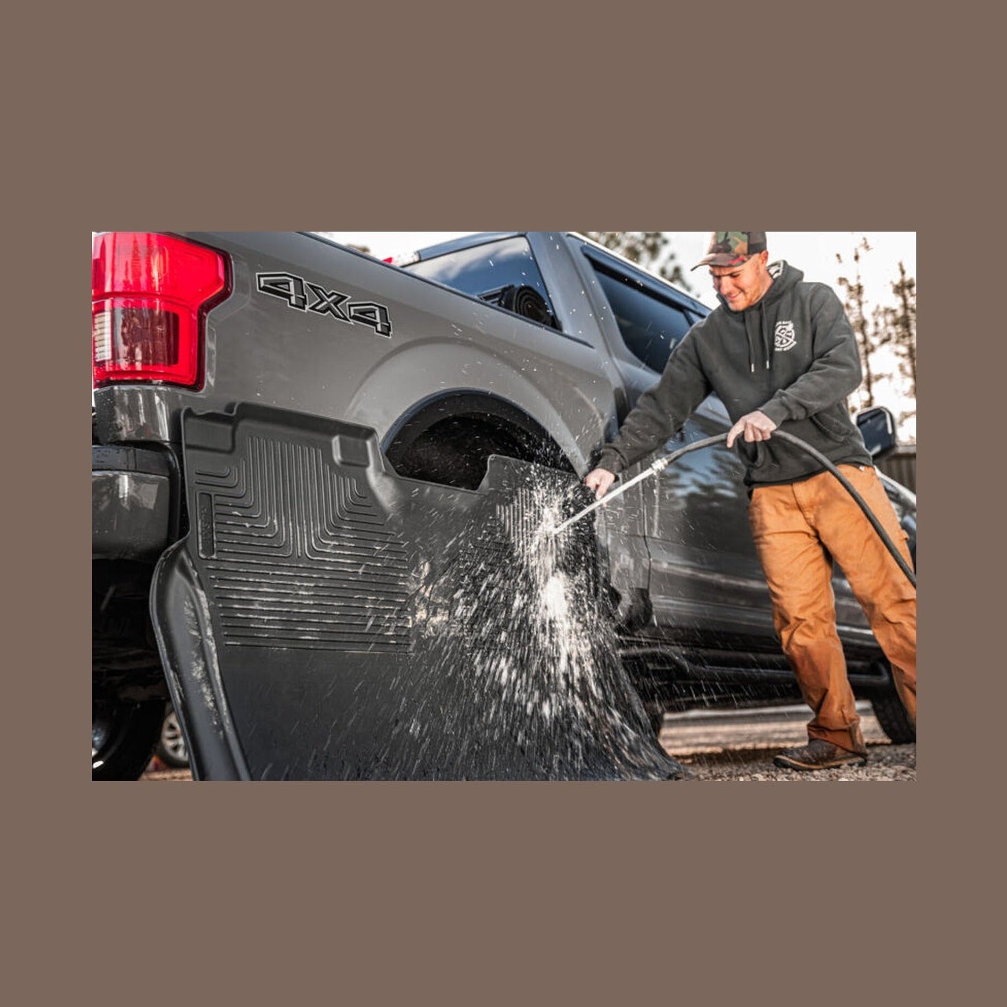 Husky Liners Husky Liners 10-12 Ford Mustang WeatherBeater Combo Black Floor Liners, installed