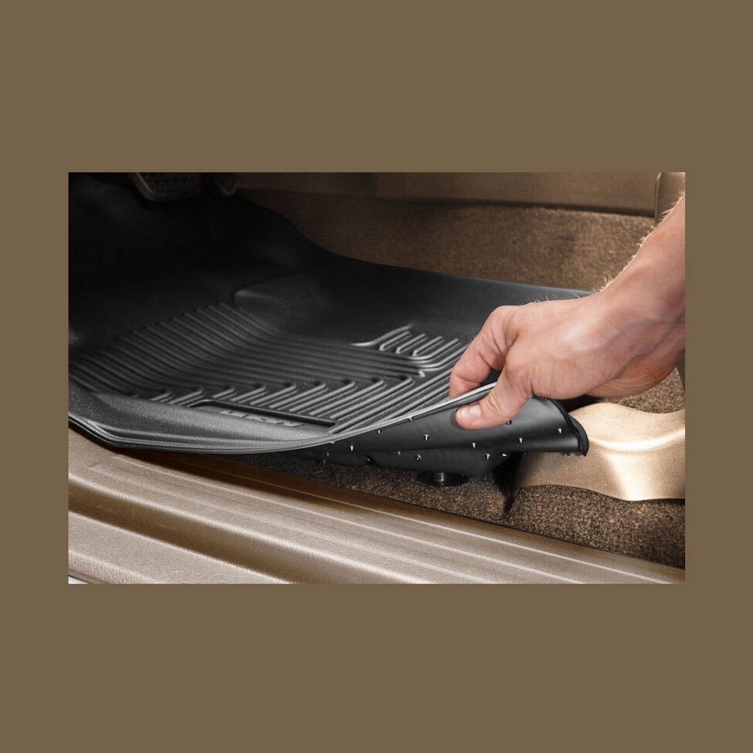 Husky Liners Husky Liners 10-12 Ford Mustang WeatherBeater Combo Black Floor Liners, installed