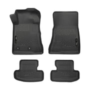 Husky Liners Husky Liners 15-22 Ford Mustang WeatherBeater Black Front & Second Seat Floor Liner