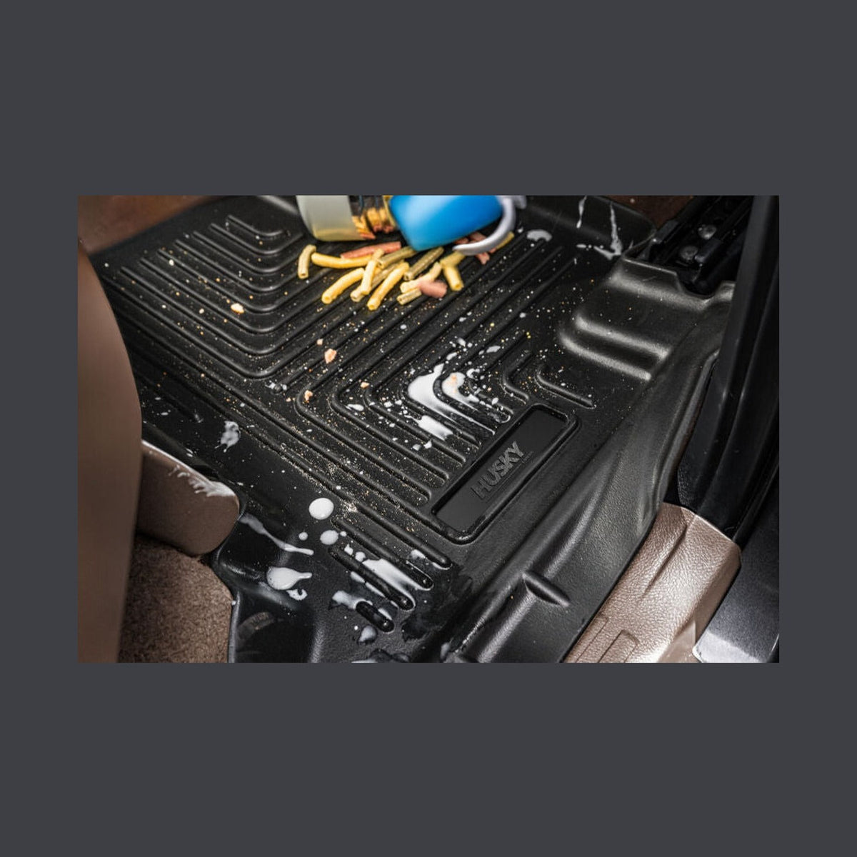 Husky Liners Husky Liners 15-22 Ford Mustang WeatherBeater Black Front & Second Seat Floor Liner, installed