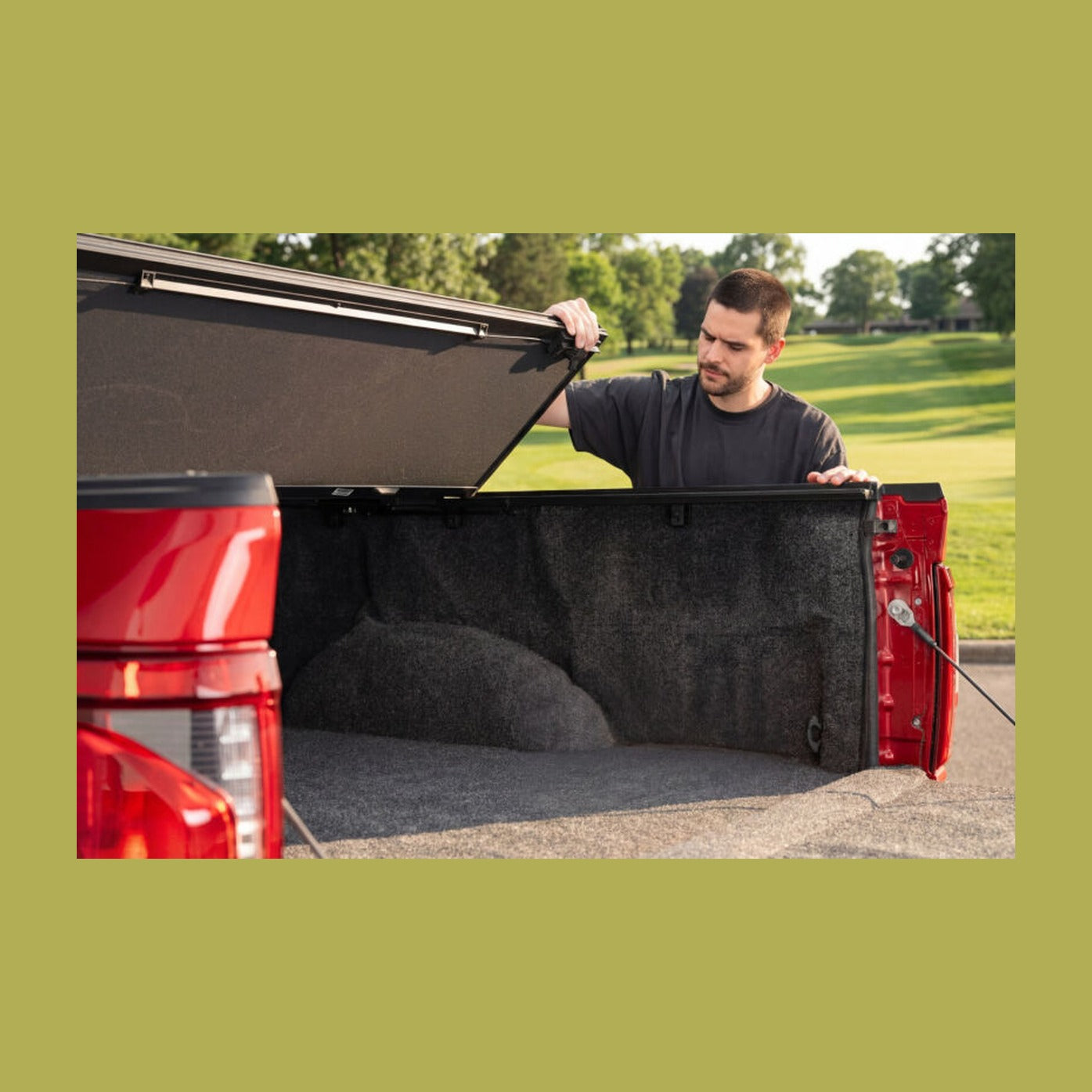 Husky Liners Husky Liners 15-26 Ford F-150 SuperCrew 5ft Bed & 22-26 Lightning Guardian Comfort Bed Liner - Full, installed