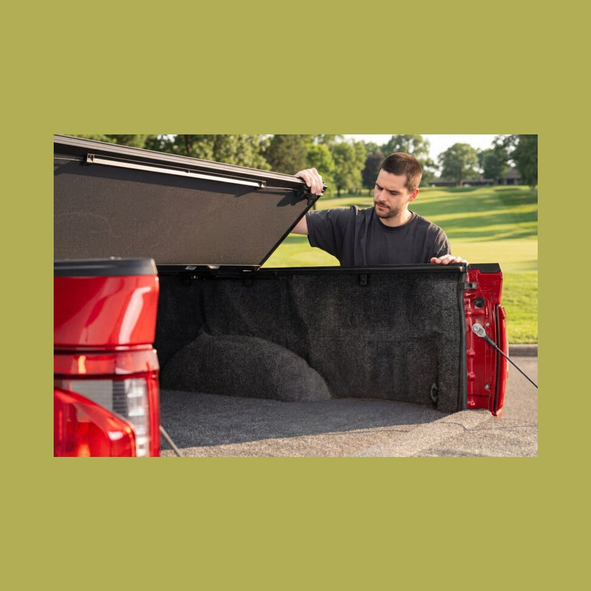 Husky Liners Husky Liners 15-26 Ford F-150 SuperCrew 5ft Bed & 22-26 Lightning Guardian Comfort Bed Liner - Full, installed