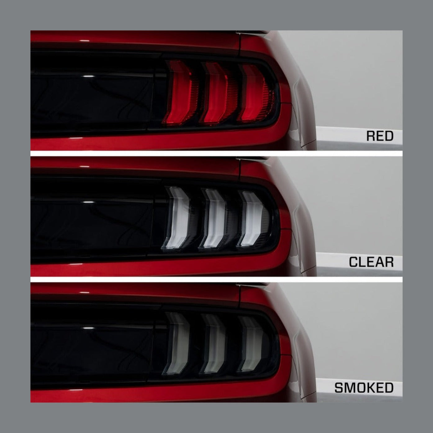 FORM Lighting Form Lighting 2015-2023 Ford Mustang LED Tail Lights Smoke (Pair)