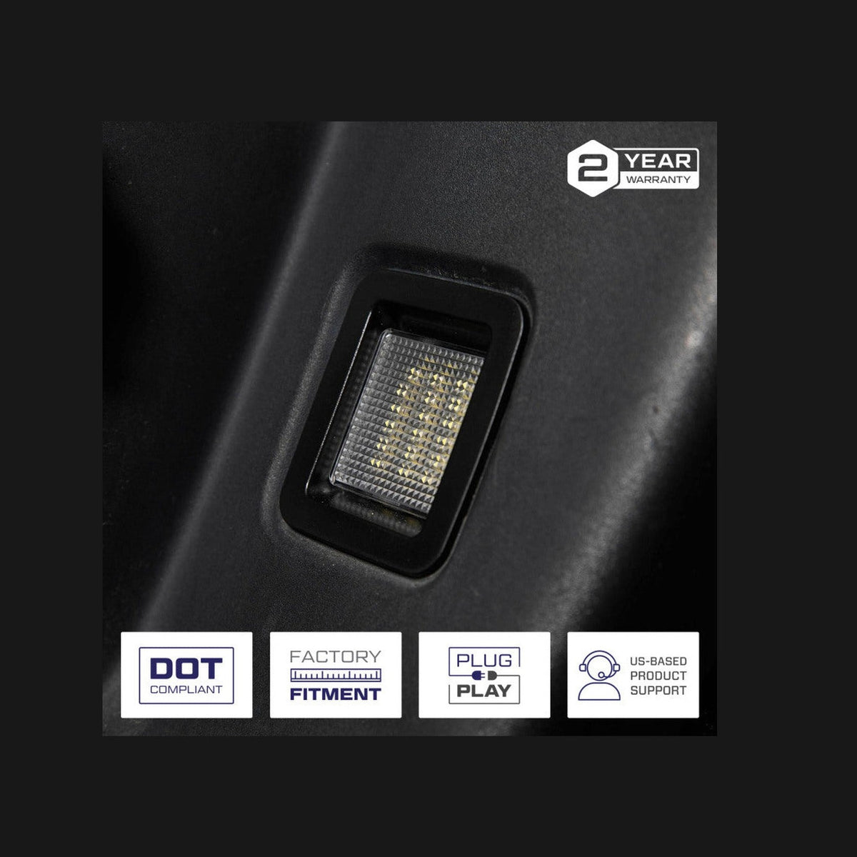 FORM Lighting Form Lighting 2015 F-150 LED License Plate Lights (Pair)