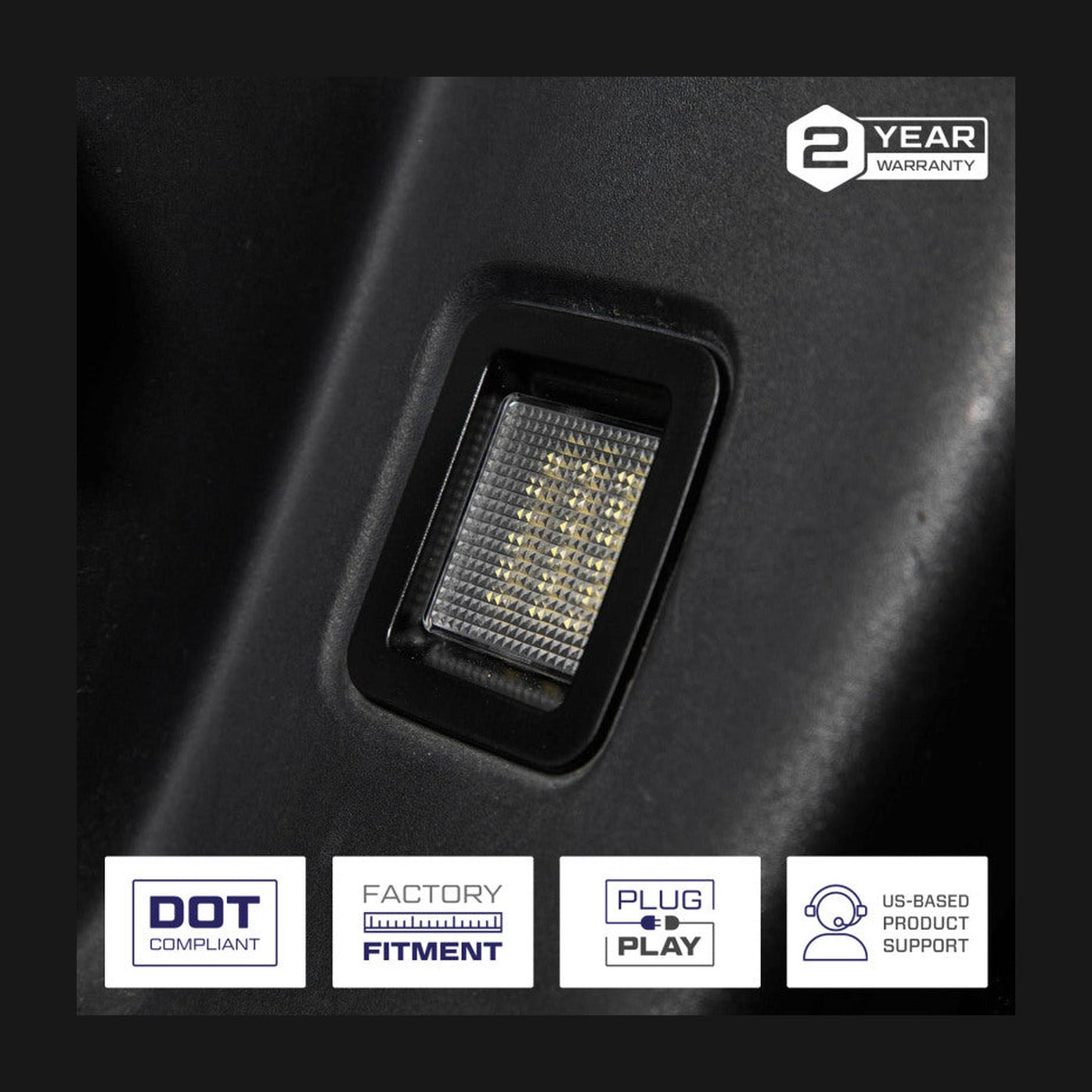 FORM Lighting Form Lighting 2015 F-150 LED License Plate Lights (Pair)