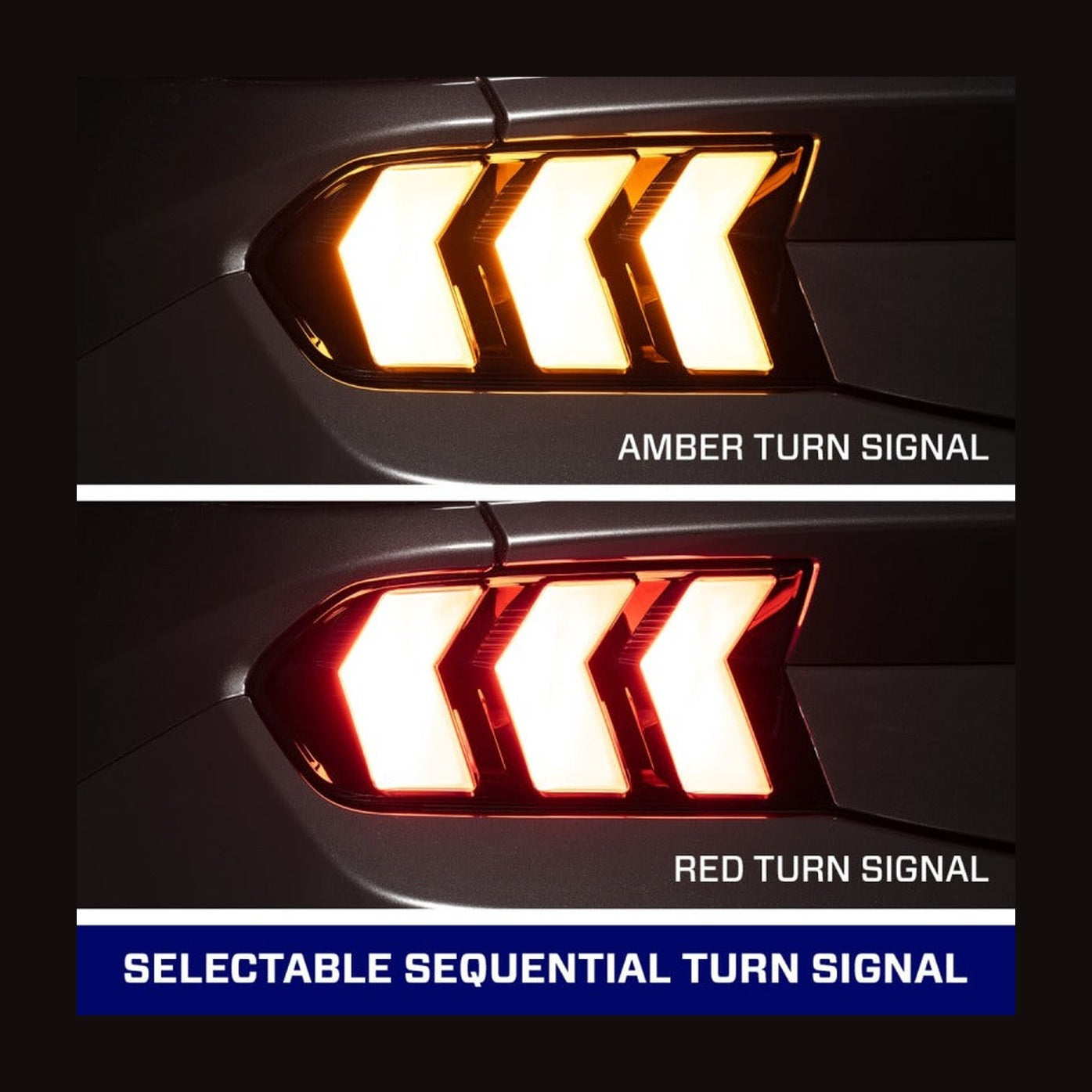 FORM Lighting Form Lighting 2024+ Ford Mustang Sequential LED Tail Lights Clear (Pair)