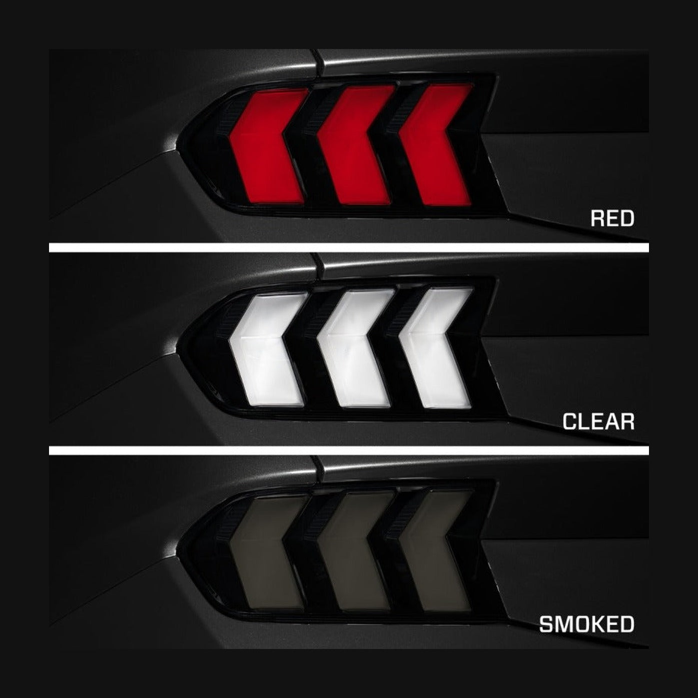 FORM Lighting Form Lighting 2024+ Ford Mustang Sequential LED Tail Lights Clear (Pair)