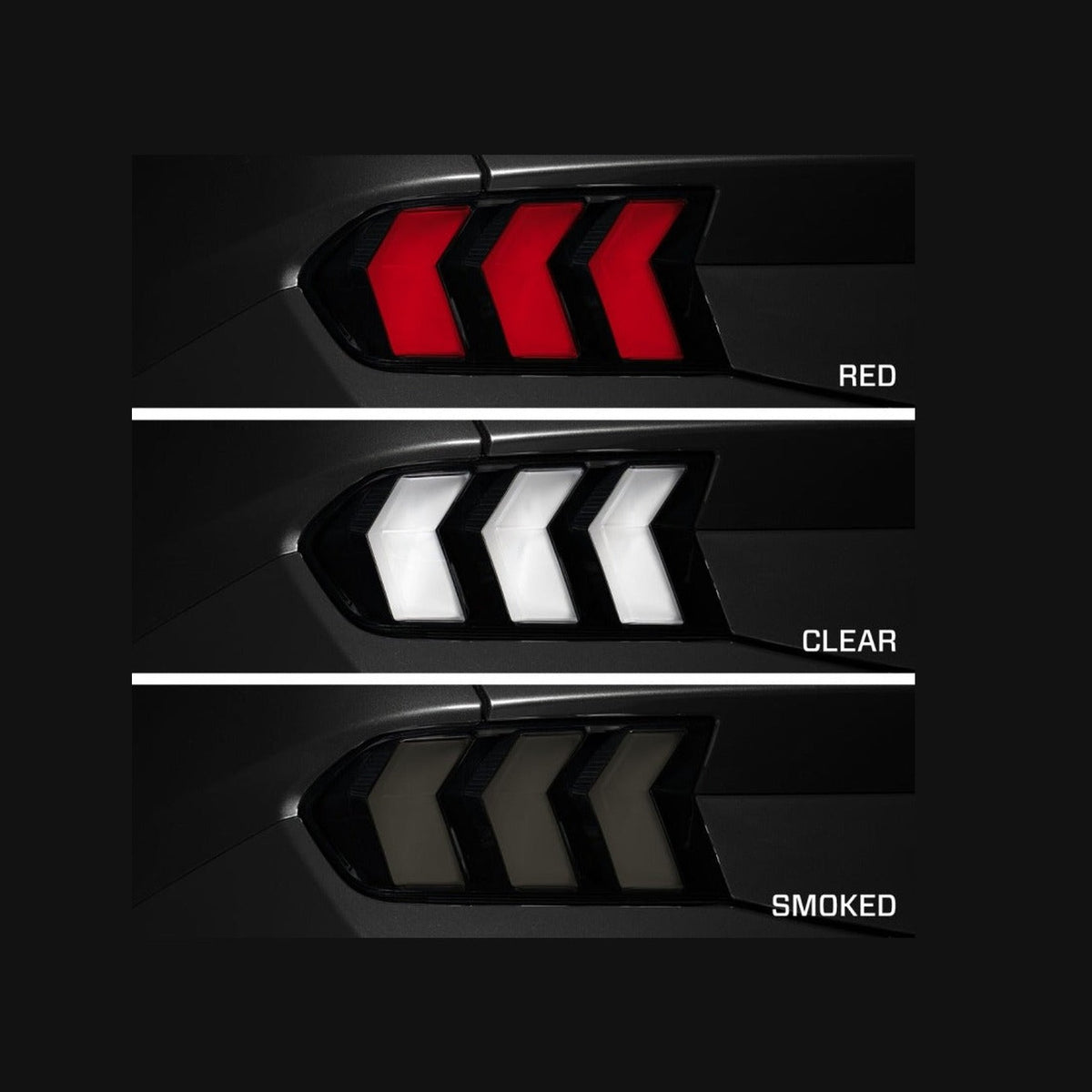FORM Lighting Form Lighting 2024+ Ford Mustang Sequential LED Tail Lights Smoked (Pair)
