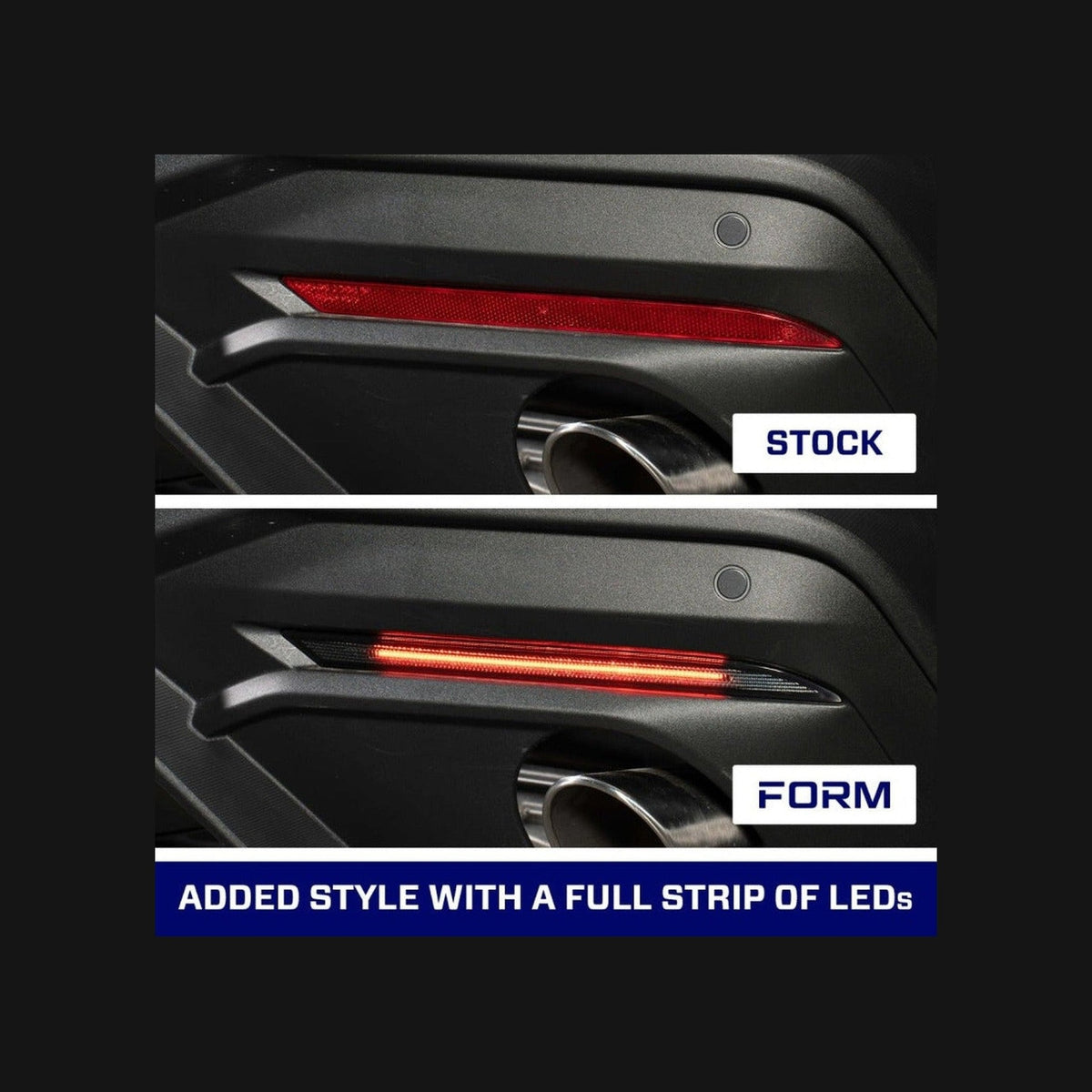 FORM Lighting Form Lighting 2018+ Mustang LED Rear Reflector Red (Pair)