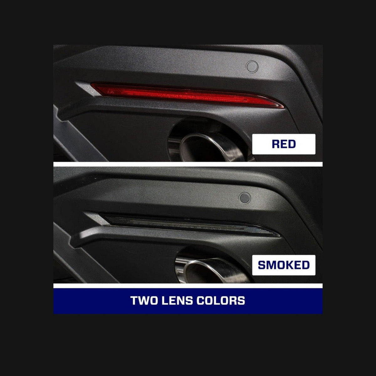 FORM Lighting Form Lighting 2018+ Mustang LED Rear Reflector Red (Pair)