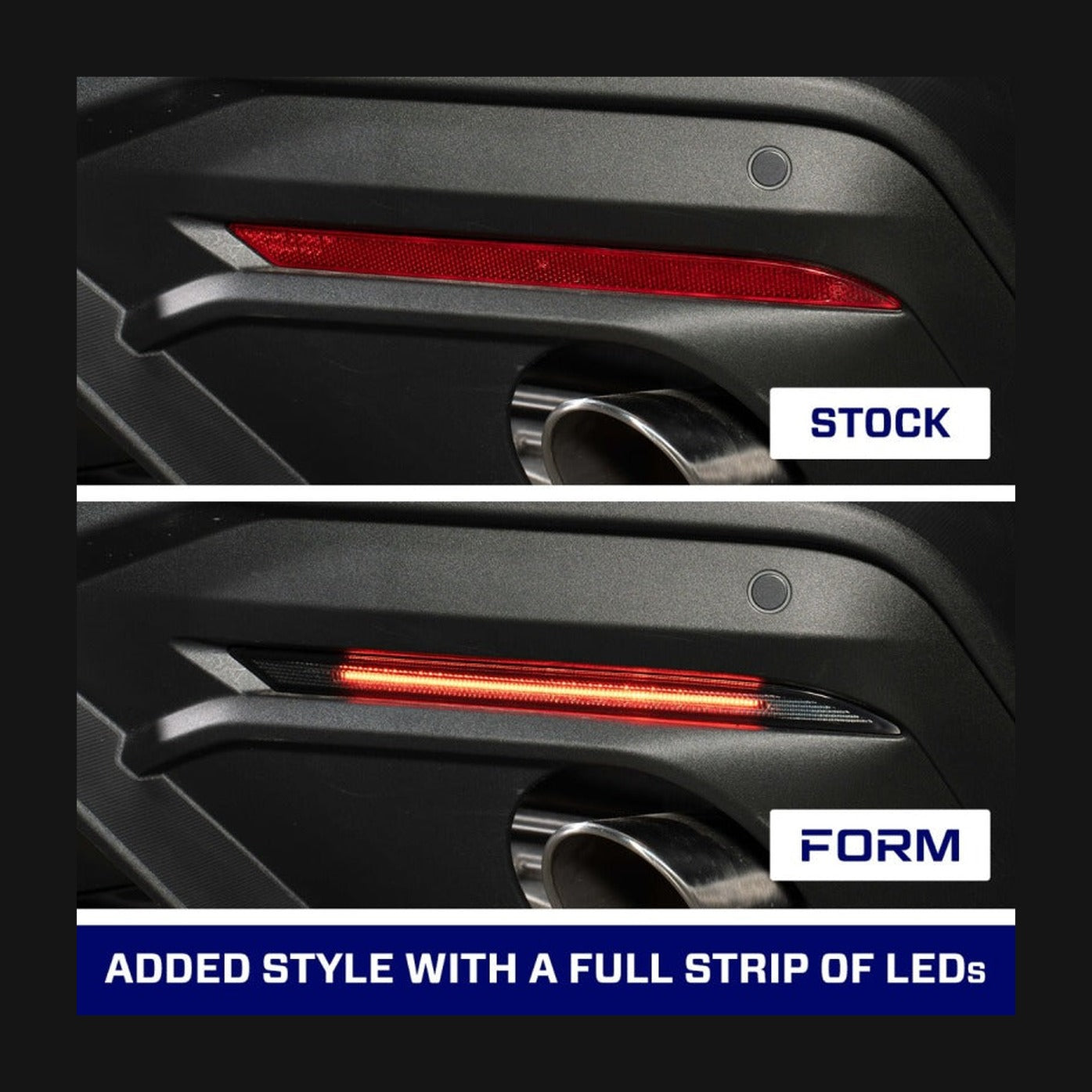 FORM Lighting Form Lighting 2024+ Mustang LED Rear Reflector Smoked (Pair)