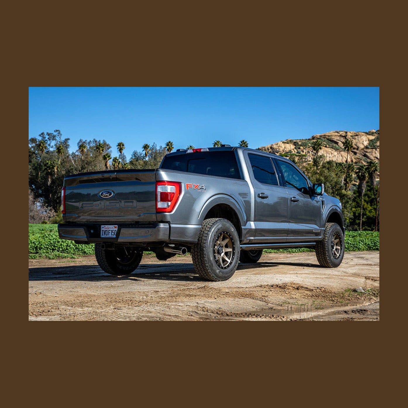 ICON ICON Rebound 17x8.5 6x135 6mm Offset 5in BS 87.1mm Bore Bronze Wheel, installed