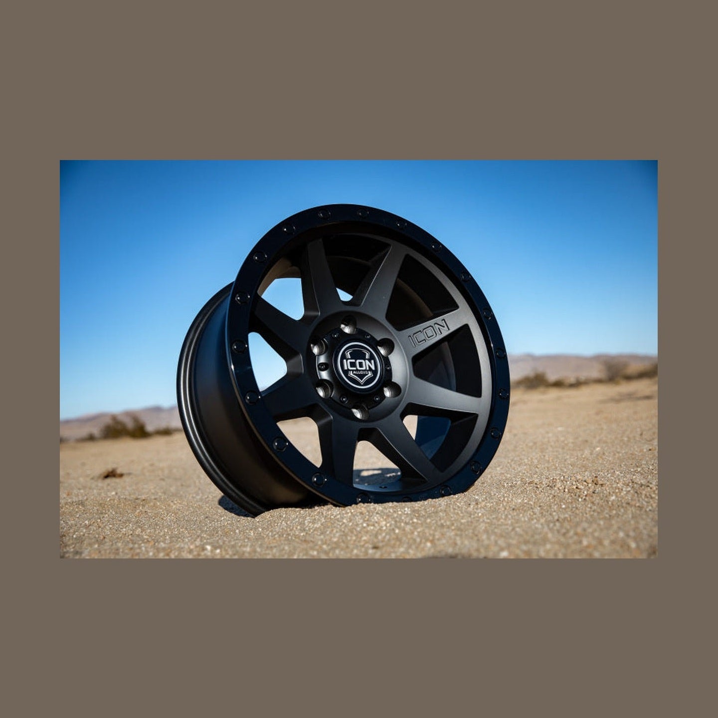 ICON ICON Rebound 18x9 6x135 6mm Offset 5.25in BS 87.1mm Bore Double Black Wheel, installed