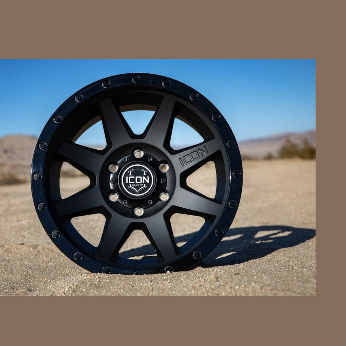 ICON ICON Rebound 18x9 6x135 6mm Offset 5.25in BS 87.1mm Bore Double Black Wheel, installed