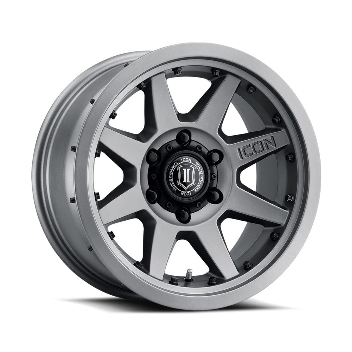ICON ICON Rebound Pro 17x8.5 6x135 6mm Offset 5in BS 87.1mm Bore Titanium Wheel