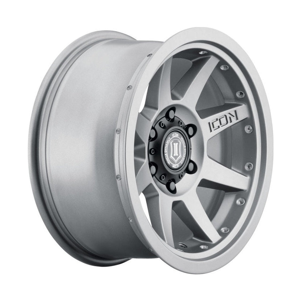 ICON ICON Rebound Pro 17x8.5 6x135 6mm Offset 5in BS 87.1mm Bore Titanium Wheel