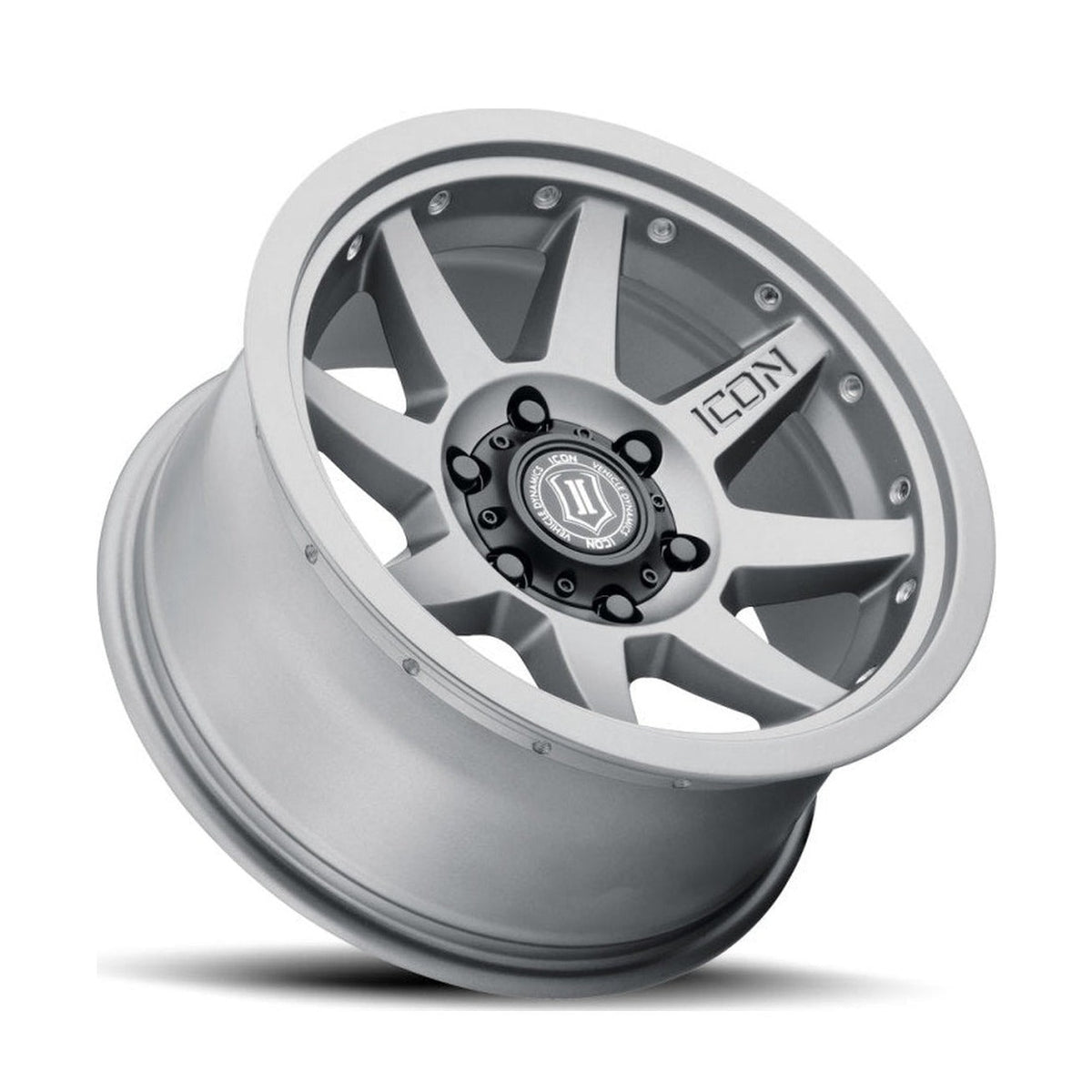 ICON ICON Rebound Pro 17x8.5 6x135 6mm Offset 5in BS 87.1mm Bore Titanium Wheel