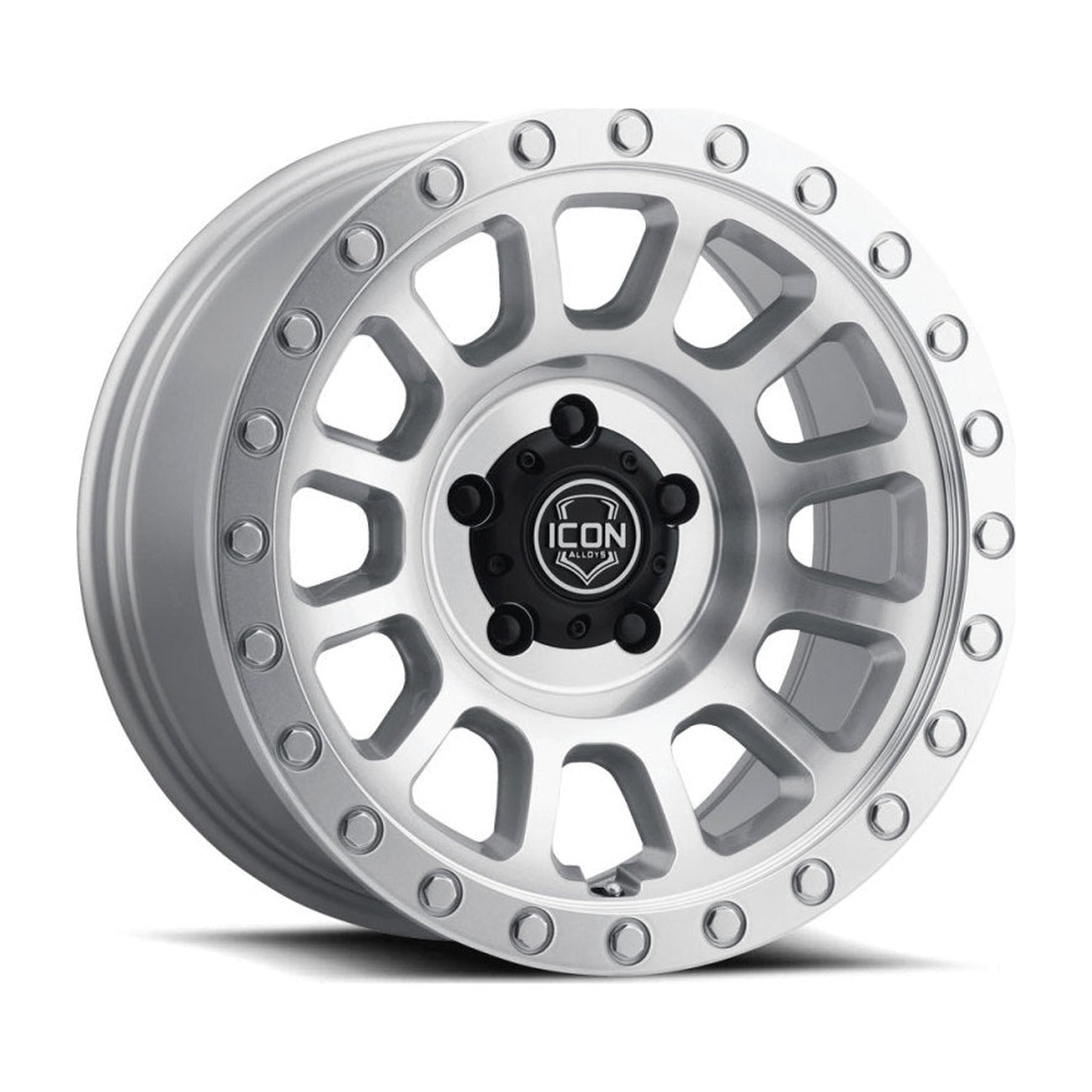ICON ICON Hulse 17 X 8.5 6 X 135 6mm Offset 5in BS Silver Machined