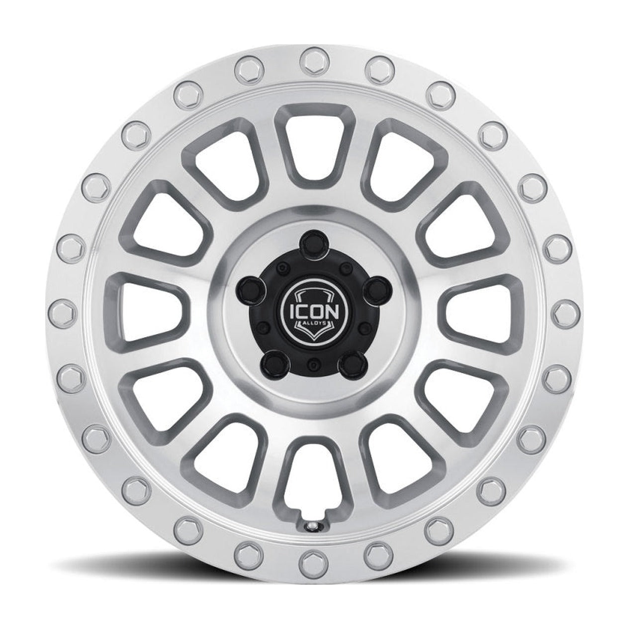 ICON ICON Hulse 17 X 8.5 6 X 135 6mm Offset 5in BS Silver Machined