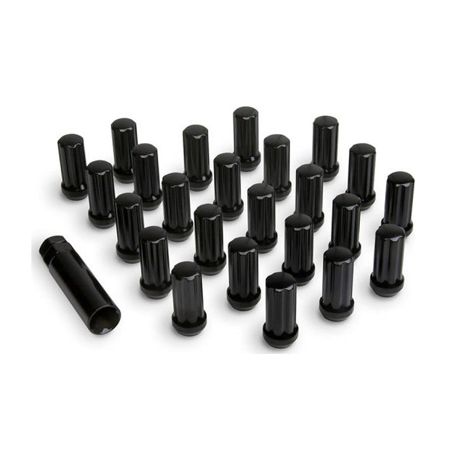 ICON ICON Alloys Lug Nut Kit Black - 14x1.5 - 24 Lug Nuts w/ Key