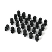 ICON ICON Alloys Lug Nut Kit Black - 14x1.5 - 24 Lug Nuts w/ Custom Shank