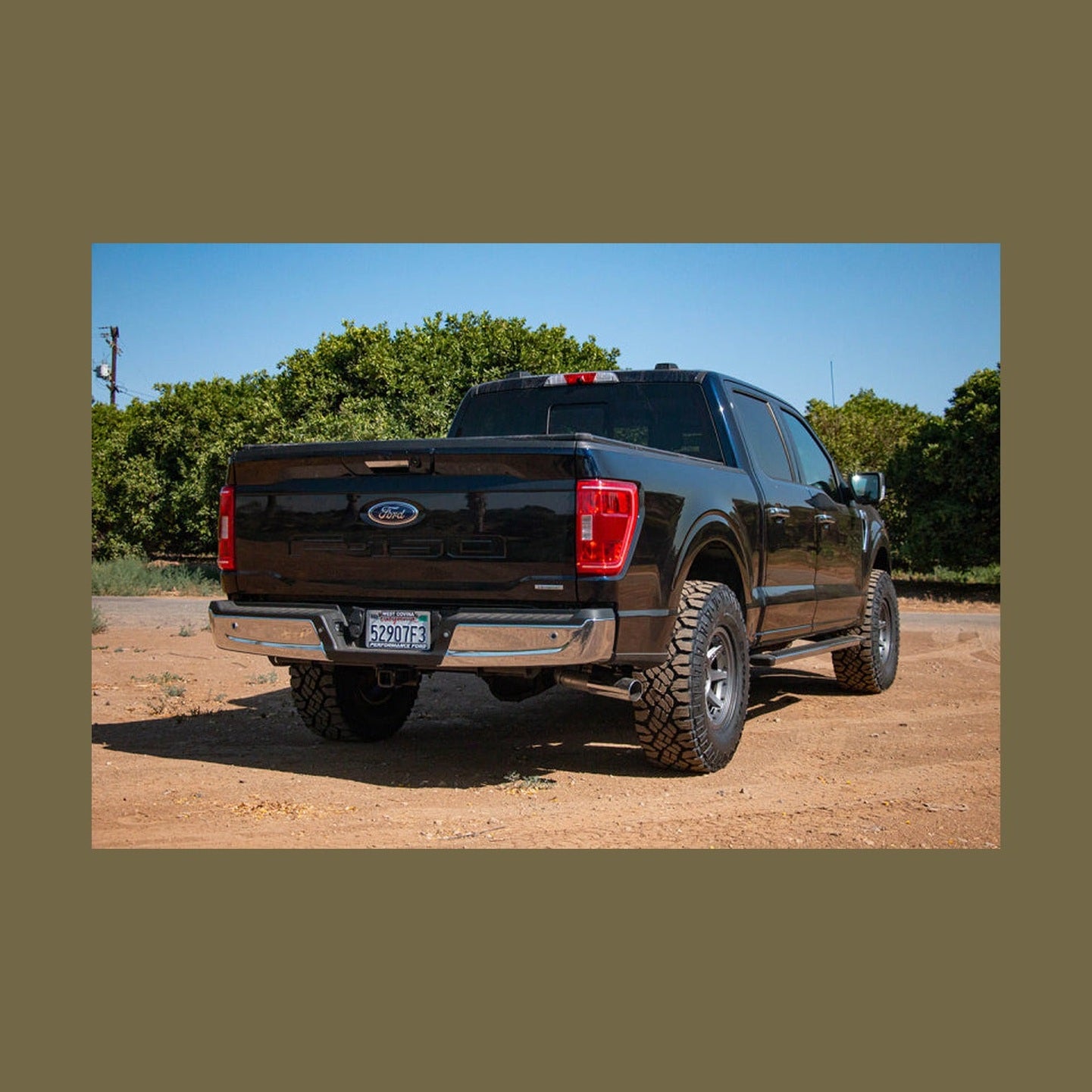 ICON ICON 2021+ Ford F-150 4WD 0-2.75in 2.5 Series Shocks VS IR Coilover Kit, installed