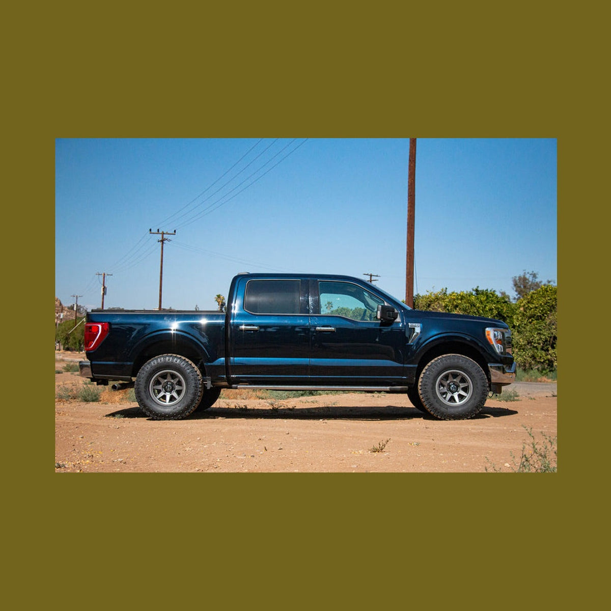 ICON ICON 2021+ Ford F-150 4WD 0-2.75in 2.5 Series Shocks VS IR Coilover Kit, installed