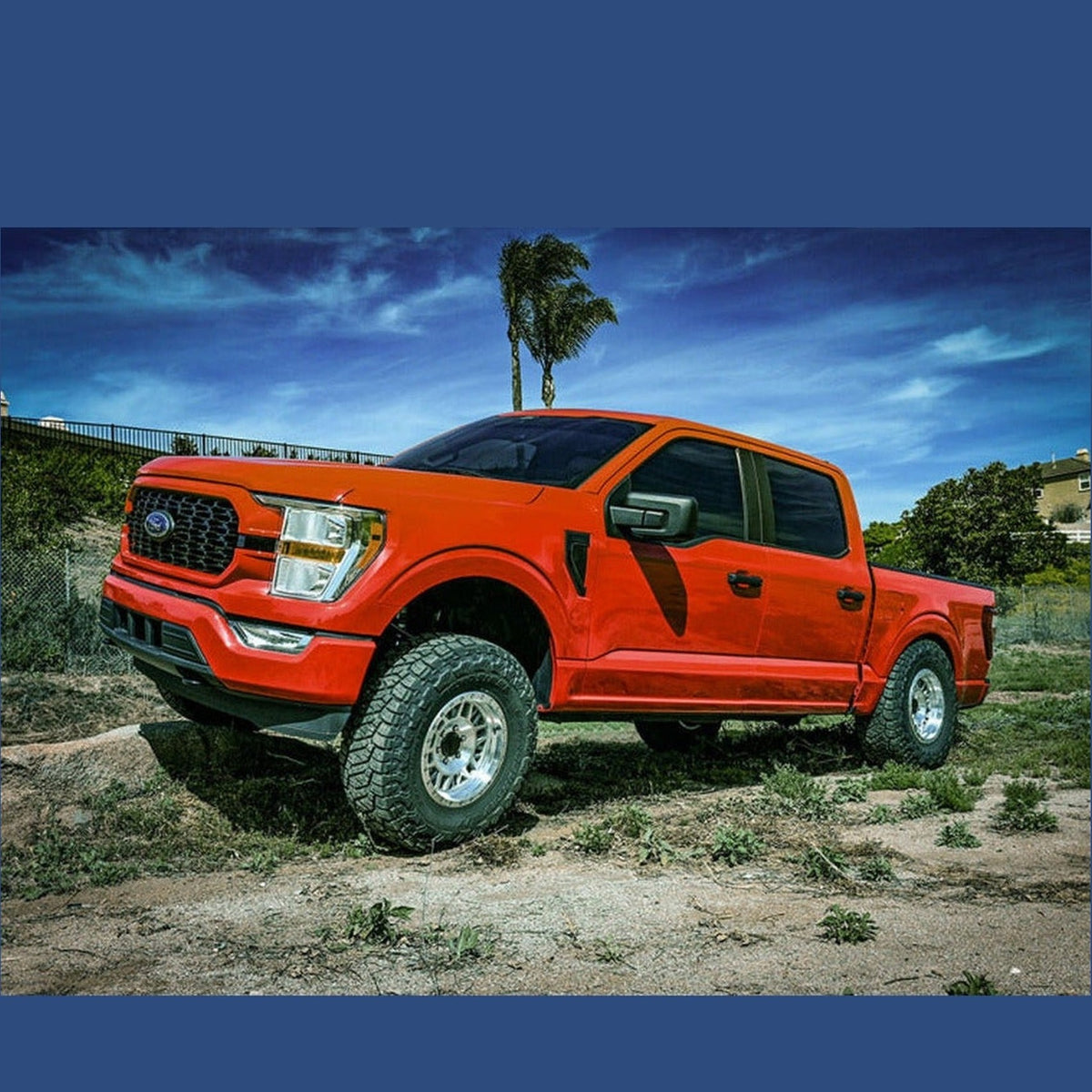 ICON ICON 21-23 Ford F150 4WD 3in Lift 2.5 VS IR Coilover Kit, installed