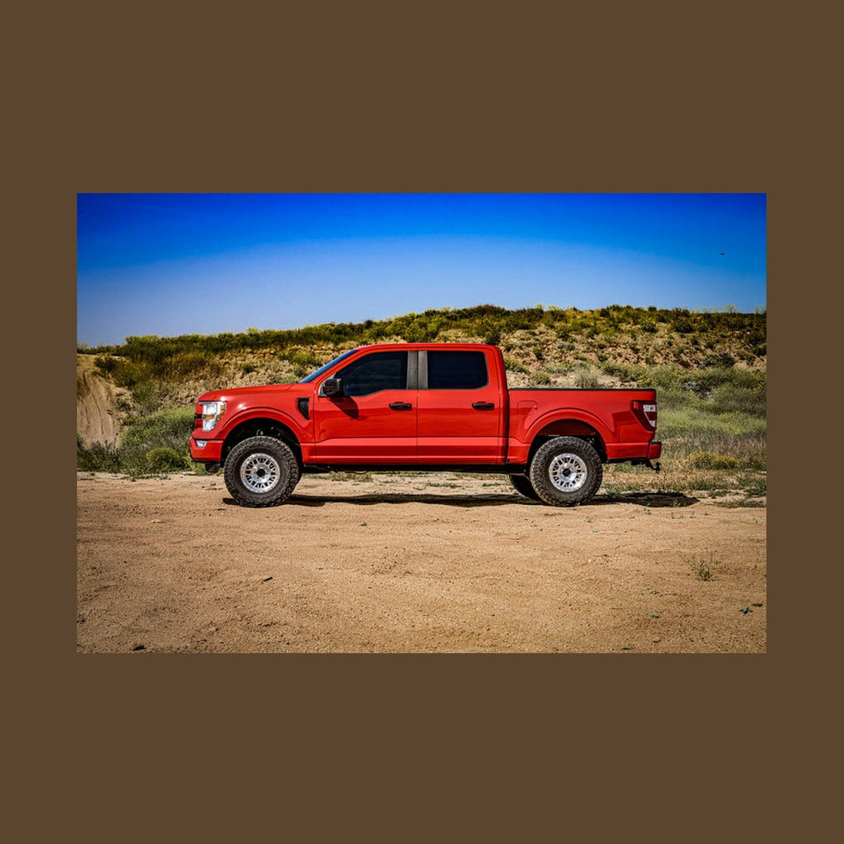 ICON ICON 21-23 Ford F150 Tremor 2.5-3in 2.5 Series VS RR Coilover Kit, installed